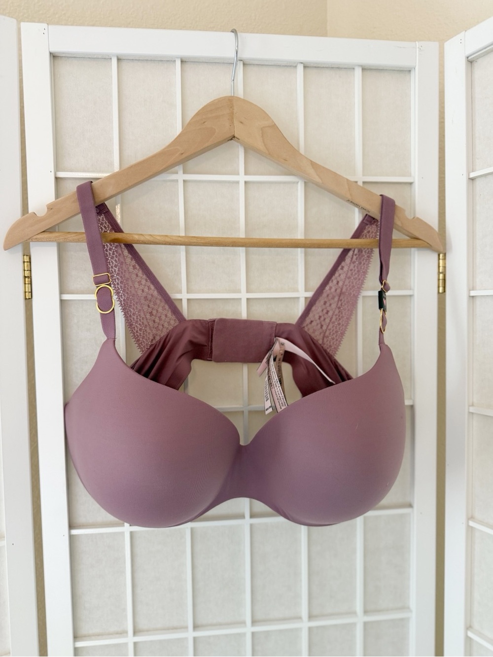 NWT Victoria's Secret Mauve Incredible Demi Bra 38DD